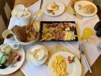Perfektes Frühstück mit Blick auf das Münster