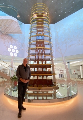 Wenschitz Höchster Schokoladenbrunnen der Welt mit 1227 Zentimeter