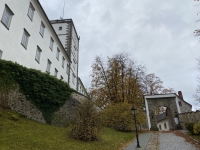 Bergauf zum Schloss Weitra