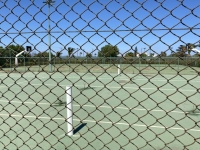 Erinnerung an 2006 Tennisplatz im Kipriotis Village in Psalidi