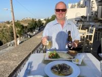 2021 05 24 Patmos Abendessen Crepes mit Huhn und Muscheln