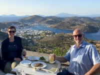 2021 05 24 Patmos Abendessen mit tollem Ausblick