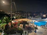 2021 05 26 Leros Hotel Saraya Resort Nächtlicher  Blick von Terrasse