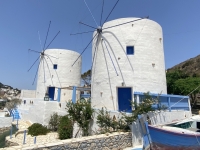 Schön renovierte Windmühlen in Pandeli