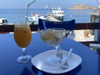 Frühstück im Restaurant Irene im Hafen