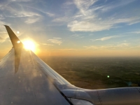 2021 06 01 Sonnenuntergang im Flugzeug