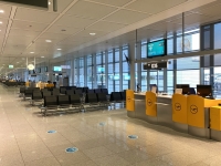 Leerer Flughafen in München