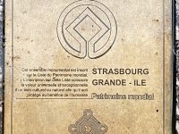 Frankreich-Strassburg-Grand-Ile-Tafel-1