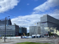 Moderne Gebäude im EU_Viertel