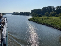 Zusammenfluss Main_Donau_Kanal in die Donau vor Kehlheim