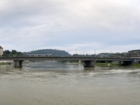 2021 08 26 Linz Nibelungenbrücke vom Schiff aus