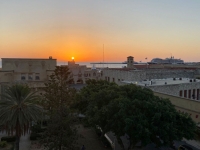 2021 10 11 Rhodos Sonnenaufgang vom Balkon aus