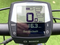 E_Bike Fahrt Durchschnittsgeschwindigkeit