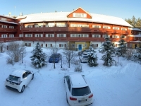 2022-02-12-Levi-Unser-Hotel-Hullu-Poro-vom-Balkon-aus
