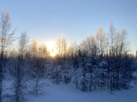 2022-02-15-Fahrt-nach-Rovaniemi-Sonnenaufgang