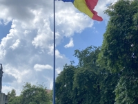 2022-06-13-Bistrita-Rumaenien-Flagge