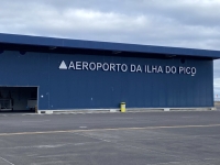 Flughafen-Insel-Pico