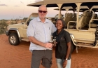 2022 10 29 Kalahari Wüste Sundowner mit Fahrerin und Guide Queen