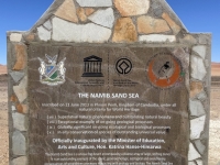 Nationalpark Namib Wüste Tafel 1