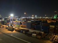 Jeddah-nächtlicher-Hafen