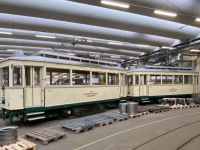 Neuer Nostalgiewagen der Pöstlingbergbahn