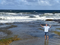 Bathsheba-Strand-erfolgreiche-Wasserentnahme-atlantischer-Ozean