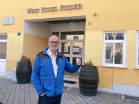 Poysdorf Weinhotel Rieder Erinnerung an Zugrundenausflug