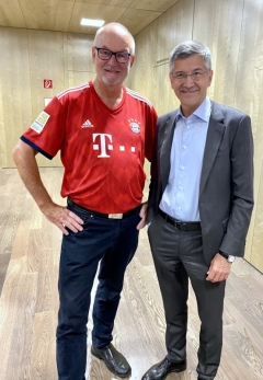 2023 06 05 FC Bayern Präsident Herbert Hainer beim Sporttalk in der Oberbank Linz