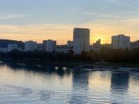 Sonnenuntergang über Linz