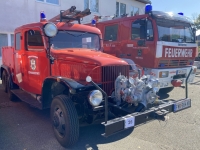 Feuerwehr Oldtimer Ausstellung Auto aus Schwanenstadt