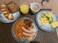 Frühstück am nächsten Tag im Hotel Mercure