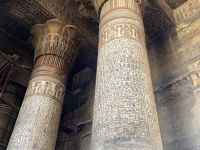Hohe-bemalte-Säulen