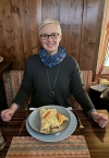 Jutta mit Hauptspeise Tortilla con Pollo Gratina - Hühnerfiletstreifen