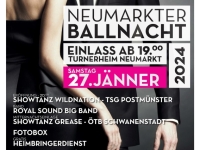 Neumarkter Ballnacht 2024 Plakat