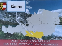 Besuchte Gemeinden Kärnten Schild für LH-Besuch