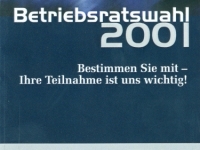 2001 10 02 Betriebsratswahl 2001 Folder Titelseite
