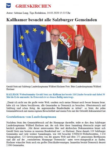 2020 03 14 TIP Grieskirchen Kallhamer besucht alle Salzburger Gemeinden