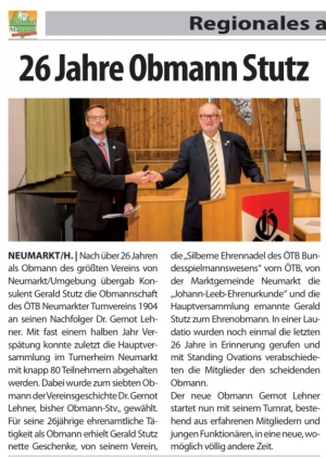 2020 11 17 Regionalmagazin Obmannwechsel