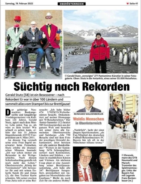 2022 02 19 OÖ Kronen Zeitung Bericht von Reinhard Waldenberger