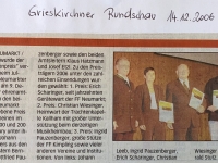 2006 12 14 Grieskirchner Rundschau