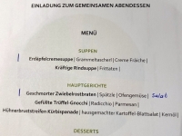 2023 02 07 ASVOÖ LFW-Tagung Kremstalerhof Abendessen Menü
