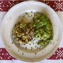 2021 04 12 Linsen Reispfanne mit Gemüse und grünen Salat