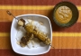 2021 11 20 Hühnerspiess Satay mit Reis und Erdnusssauce