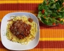 2021 12 16 Spaghetti all Arrabiata mit Vogerlsalat