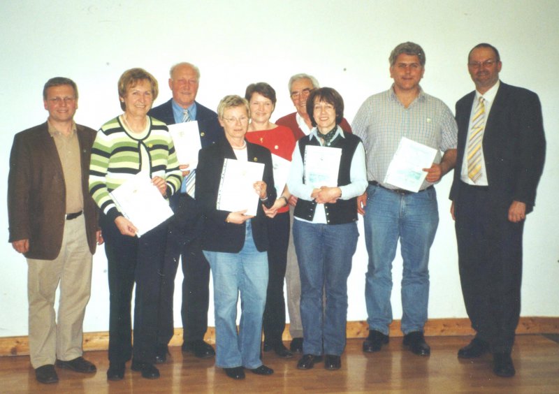 2006 03 31 Silbernes Ehrenzeichen des ÖTB für 25 Jahre Mitgliedschaft Überreichung bei der JHV