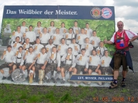 2006 05 13 FCB BL Spiel Dortmund Meisterfeier Paulaner Werbung