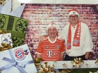 2022 12 08 FCB Fanclub Natternbach Weihnachtsfeier Fotobox mit Werner vom Pius-Heim