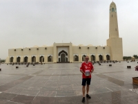 2018 04 09 Doha vor der grossen Moschee FCBayern