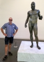 2017 06 13 Reggio Calabria Kalabrien berühmte Bronzestatue im Nationalmuseum