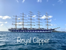 Royal Clipper vor St. Lucia
